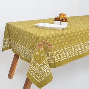 Nappe élégante en coton imprimé floral Dabu, lavable, pour la décoration de la maison, très vendue - Product Image 4