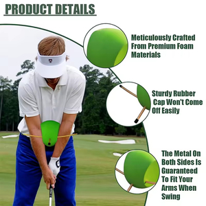 Outil d'entraînement de <span class=keywords><strong>golf</strong></span> en gros : Connecteur de balle intelligent en PU pour l'impact, l'entraînement de la posture des bras, des avant-bras et des coudes - Product Image 6