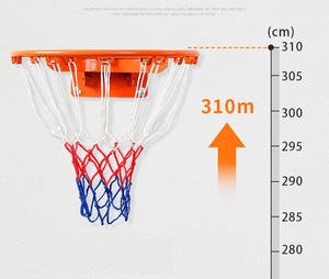 Produttore di sport per adulti Outdoor <span class=keywords><strong>Basket</strong></span> anello cerchio solido doppio molla appeso cesto di rete per attrezzature di corte - Product Image 3