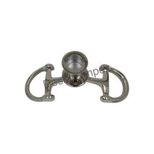 Bougeoir à mèches pour chevaux Bougeoir à mèches polies brillantes Parties Table Bougeoir décoratif en métal Style équestre - Product Image 4