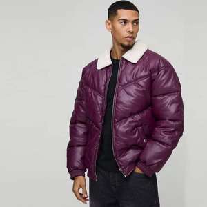 Vente en gros Manteau en duvet chaud pour hommes Logo personnalisé Vestes d'hiver en plein air pour hommes Veste en duvet pour hommes - Product Image 2