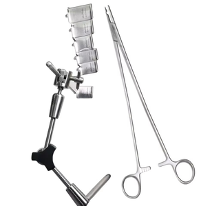 Ensemble d'instruments chirurgicaux cardiovasculaires de qualité supérieure Rétracteur de valve mitrale en acier inoxydable de haute qualité Tube d'aspiration manuel - Product Image 1