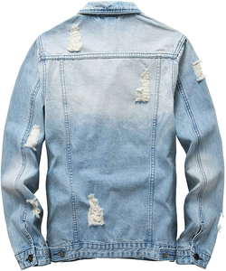 New Cotton Denim <b>Jacket</b> <b>Men</b> Casual Solid Color Cowboy Single Breasted <b>Jacket</b> <b>Men's</b> Spring Male Raw Street Denim Jean <b>Jacket</b> - Product Image 4