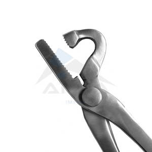 Premium 14-Inch Farrier Hoof Nail Clincher Heavy-Duty Curved Jaw Equine Farrier Tool Hecho de acero al cromo vanadio - Product Image 4