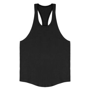 Vêtements de sport pour hommes, débardeur d'été en coton 100% tricoté, respirant, col rond, gilet musculaire décontracté, haut sans manches - Product Image 2