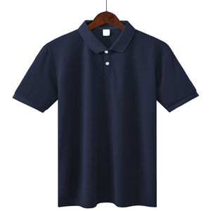 Waffle de algodón de primera calidad para hombre, camisa de polo transpirable, antibolitas, hombro caído, patrón sólido, marca personalizada a la moda - Product Image 4