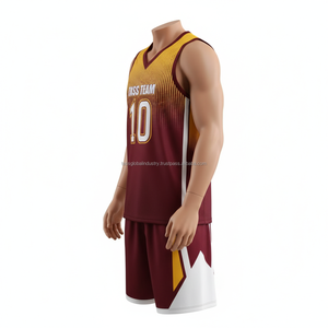 Ensemble de maillots de basket-ball pour hommes en gros, maillots et shorts de basket-ball pas chers pour jeunes, uniformes personnalisés pour femmes, ensembles d'uniformes de basket-ball - Product Image 6