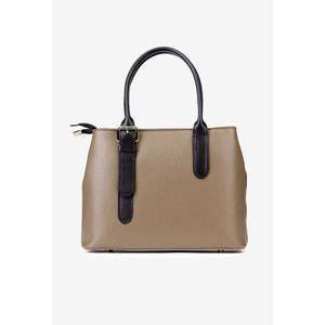 Structured Handbag in Genuine Dollar Leather - Made in <b>Italy</b> - Art. 25402 - Product Image 4