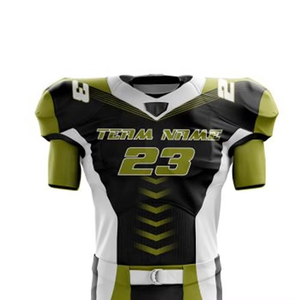 Ensemble de maillots de football américain personnalisés avec impression par sublimation, design personnalisé, uniforme de football américain professionnel - Product Image 4