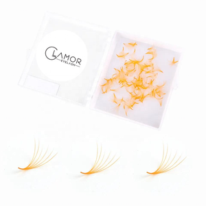 Ventilateurs de Volume préfabriqués Extensions de cils Ventilateurs d'extension de cils Cils Tige courte Ventilateurs de Volume préfabriqués lâches Cils bricolage naturel - Product Image 2