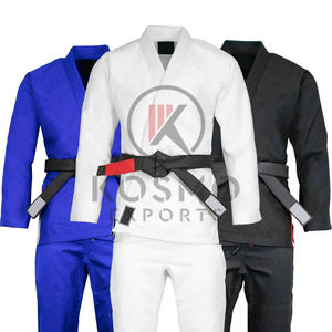 Arts martiaux portent Logo personnalisé uniforme de karaté à vendre en gros haute qualité uniforme de karaté dernière conception professionnelle Jiu Jitsu - Product Image 6