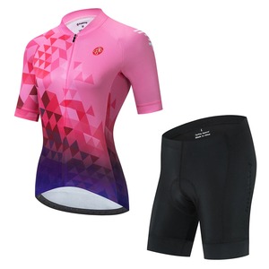 Ensemble de maillots de cyclisme d'été 2025 Vêtements de cyclisme pour femmes Combinaison de vélo à manches courtes Vêtements d'extérieur pour vélo - Product Image 6