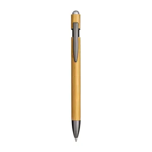 Penna Personalizzata in Bambù e Metallo Lucidato, Gadget Promozionale - Product Image 5