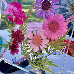 Ensemble de 4 sous-verres en résine personnalisables - Design en pierre pour bière, thé et café - Product Image 5