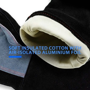 Los guantes de soldadura Tig más vendidos Guantes de seguridad de cuero de estilo único Venta en línea con precio al por mayor - Product Image 3
