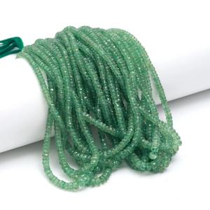 Cuentas de piedras preciosas facetadas de cianita verde de 16 pulgadas, joyería personalizada Rondelle de 5-7mm con hermosa PIEDRA DE cianita facetada - Product Image 4