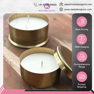 ขวดโหลเปล่าทำจากสเตนเลสสตีลสีทองทองเหลืองคุณภาพระดับพรีเมียมพร้อมโลโก้ตามสั่ง - Product Image 2