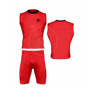 Uniforme deportivo personalizado 7 en 7 100% poliéster, conjuntos de manga corta transpirables más vendidos para jugadores de talla grande - Product Image 1