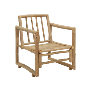 Silla de jardín de bambú clásica auténtica con cojín cómodo muebles de exterior hechos a mano al por mayor de Vietnam - Product Image 4