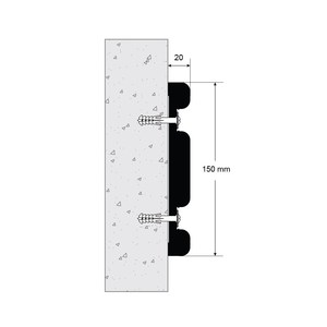 ระบบป้องกันผนังโรงพยาบาล TPE ขนาด 300 x 15 ซม. - Product Image 6