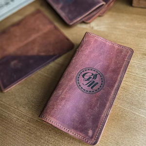 LBH-0172ใส่ธนบัตรสำหรับแขกหนังแท้โลโก้ร้านอาหารสั่งทำได้ - Product Image 1