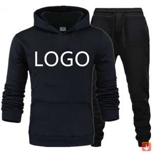 Conjunto Deportivo de Dos Piezas para Hombre, Talla Grande, Corte Ajustado, con Logotipo Personalizado, 100% Algodón, Ecológico, para Otoño e Invierno - Product Image 6