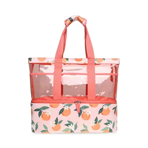 Individuelle Damenstrand-Reifverschluss-Handtasche Strandtaschen 2024 Großhandel große Strand-Schaufeltasche für Damen einkaufen
