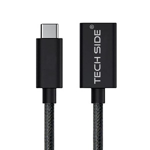 Adaptador de Laptop USB 3.1 A Hembra a Tipo-C Macho de 16 cm, Triple Blindaje de Cobre, Concentrador de Teclado, Lector de Tarjetas - Product Image 1