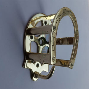 Soporte de Pared para Bridas de Caballo, de Latón de Lujo, Resistente, Dorado, para Cuartos de Equitación - Product Image 5