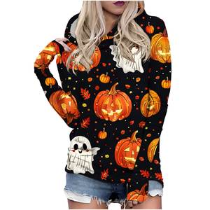 Sudadera con Capucha Oversize Tejida para Mujer, Casual, de Forro Polar, con Estampado Gráfico Deportivo, Personalizada, para Invierno, con Diseño Frontal Personalizado OEM - Product Image 1