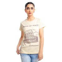 Camisetas de Mujer para Toda la Temporada 2025, Manga Corta, Cuello Redondo, Color Sólido, Estampado Informal, Suaves, 100% Algodón, Ecológicas, Transpirables