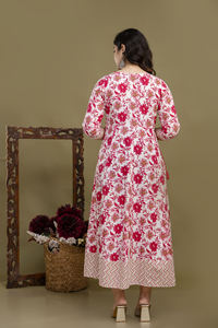 Premium Quality Long Anarkali Gown Sequence Embroidery Work Side Dori Handloom Indian Manufacturer <b>Kurta</b> For <b>Women</b> - Product Image 4