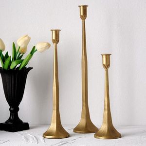 Portavelas de Metal para regalo y decoración del hogar, decoración de boda, regalo para decoración de festivales familiares, soporte al por mayor - Product Image 1