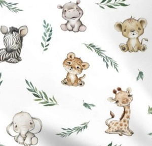 Personalized Luxury Pillowcase Jungle Themed <b>Safari</b> Animals <b>Nursery</b> Sofa Decorative Seat Cushion Sublimation Throw Pillow Cases - Product Image 1