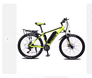 Vélo Électrique Tout-Terrain pour Adultes, 26 Pouces, Double Amortisseur, 27 Vitesses, Batterie au Lithium 36V 350W, Vélo Électrique de Montagne, Vente Directe Usine - Product Image 1