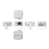 Untuk Proyektor HY450 MAX 900 ANSI 8K P30 Video 1080P Android 14 LED Portabel Rumah dengan WiFi6 Dual Band