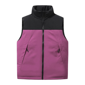 Wholesale Custom <b>Sleeveless</b> Puffer <b>Jacket</b> for Men and <b>Women</b> | Lightweight Quilted Vest | Winter Streetwear Outerwear - Product Image 2
