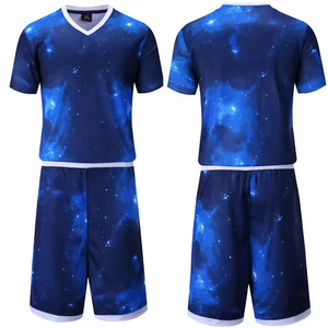 Ropa de baloncesto de poliéster de secado rápido unisex Logotipo de impresión digital de color personalizado Anti-UV antibacteriano transpirable de talla grande - Product Image 3