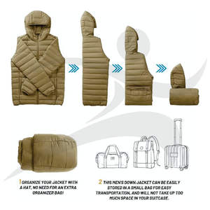 Chaqueta acolchada de cara negra de alta calidad personalizada del Norte, chaqueta de hombre cálida para hombre - Product Image 4