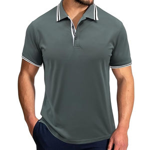 2024 chemises de golf pour hommes à manches courtes polo décontracté à séchage rapide Performance Polo T-Shirts personnalisé mode OEM respirant - Product Image 6