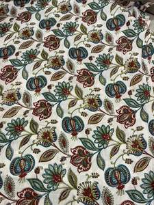 Telas de Algodón Orgánico Hechas a Mano con Estampado en Bloque, Estampados Tradicionales Indios, Bolsas de Algodón 100% Natural - Product Image 3