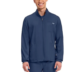 Veste de blouse chirurgicale droite pour hommes, personnalisable avec logo, anti-rides, pour infirmiers et médecins – Meilleures ventes - Product Image 4