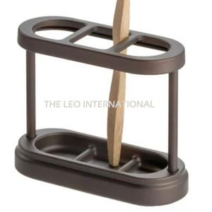 Support de brosse à dents en métal de haute qualité, couleur marron, style moderne, produits de salle de bain, prix de gros - Product Image 4