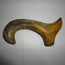 Canne de marche de qualité supérieure pour gaucher avec poignée en corne de buffle et embout métallique, accessoire artisanal pour hommes et femmes âgés, collectionneurs - Product Image 2