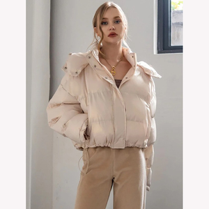 Chaqueta de Invierno Corta para Mujer, los Más Vendidos al por Mayor, Precio de Fábrica, Chaqueta Acolchada Juvenil para Mujer - Product Image 5