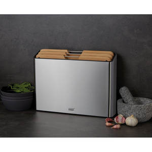 Juego de Tablas de Cortar DreamCraft de Acero y Bambú con Estuche de Acero Inoxidable, Bloques y Bolsas Enrollables - Vietnam - Product Image 2