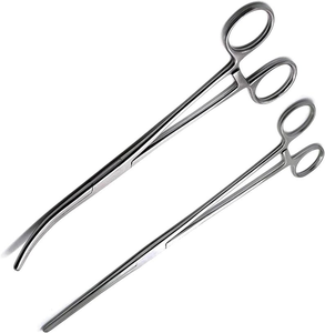 Pinzas Quirúrgicas Manuales Ametrine para Modelismo, 2 Piezas, Puntas Rectas y Curvas, Modelo AM-786, Puntas Serradas para Rellenar y Manualidades - Product Image 3