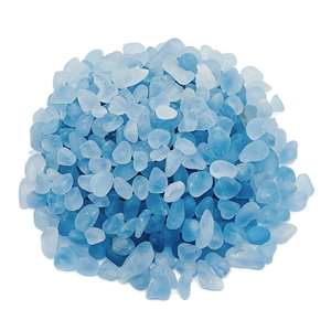 ชิปเซเลสไทต์สีฟ้าสำหรับตกแต่งหินอัญมณีธรรมชาติสำหรับทำเครื่องประดับ - Product Image 1