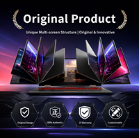 Ordinateur portable professionnel 2026 en stock, triple écran 16 pouces, Intel Core i5-12450H, 32 Go de RAM, 512 Go SSD, vente en gros, fabricant chinois