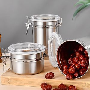 Recipiente Hermético de Acero Inoxidable para Almacenar Café, Té y Alimentos, para Cocina, Hogar, <span class=keywords><strong>Hotel</strong></span>, Restaurante - Product Image 5